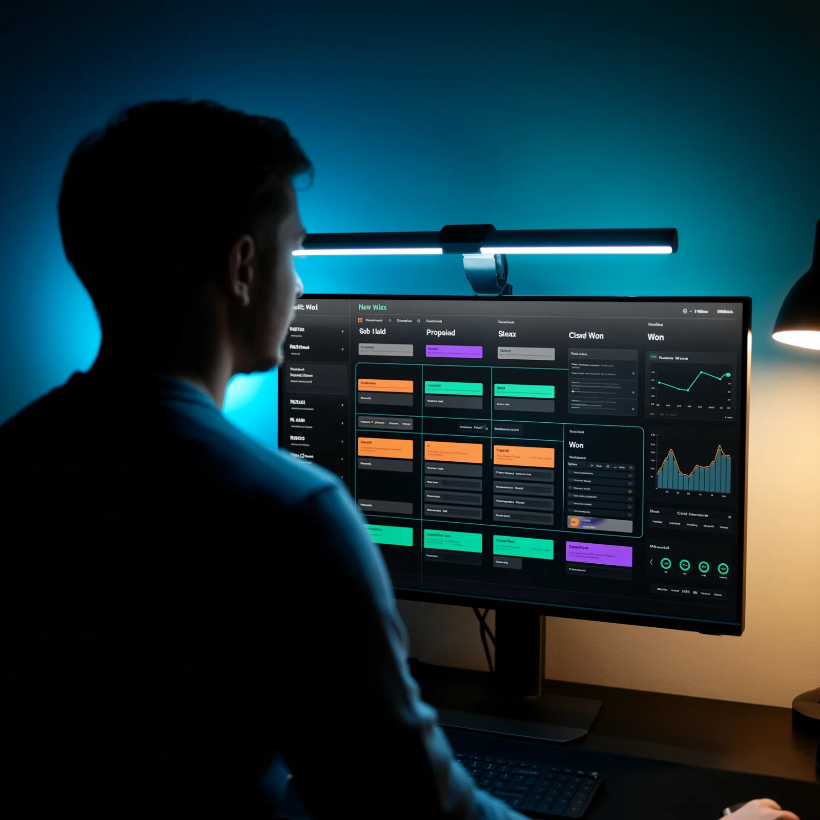 Workflow built inside an existing CRM